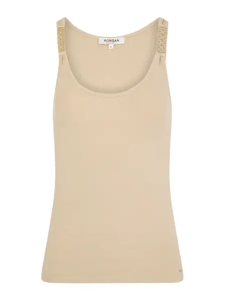 Morgan Top 'DUA'  tmavobéžová