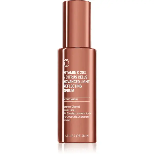 Allies of Skin Vitamin C 20% & Citrus Cells Advanced Firm & Glow Serum rozjasňující pleťové sérum s vitaminem C 30 ml