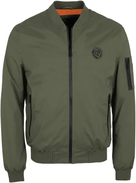 INDICODE JEANS Prechodná bunda 'Berto'  olivová