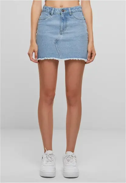 Women's mini denim skirt - blue