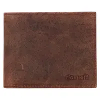 Pánska kožená slim peňaženka Richhoff Oliver - hnedá