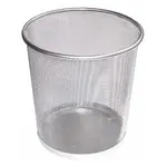 Odpadkový koš kovový 38x47cm, stříbrný