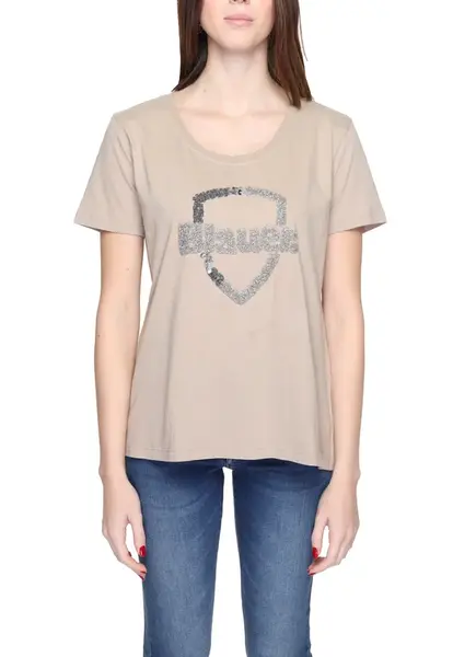 Blauer dámské tričko s krátkým rukávem