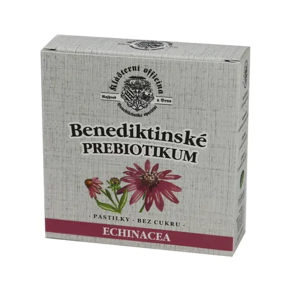 Klášterní officína Benediktinské prebiotikum Echinacea 20 pastilek