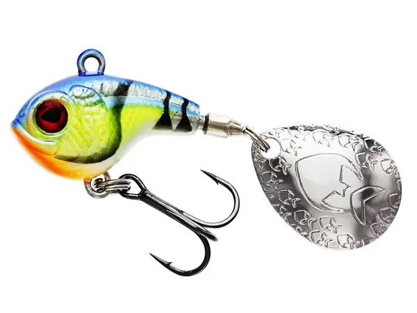 Westin nástraha dropbite spin tail jig chartreuse blue craw - 3,7 cm 22 g