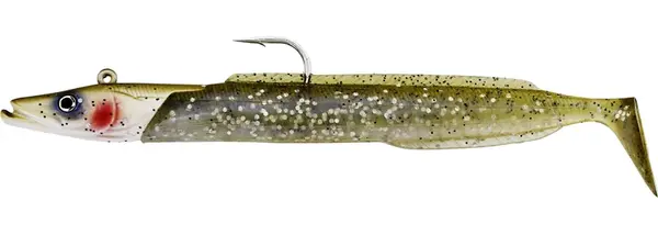 Westin gumová nástraha sandy andy jig pearl sand - 17 cm 62 g