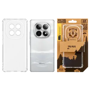 Zadní kryt Tactical TPU Plyo pro Xiaomi Redmi Note 15 5G, transparentní