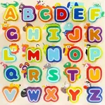 Puzzle Písmena a zvířata, dřevěné