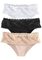 VIVANCE Tangá  šampanské / čierna / biela