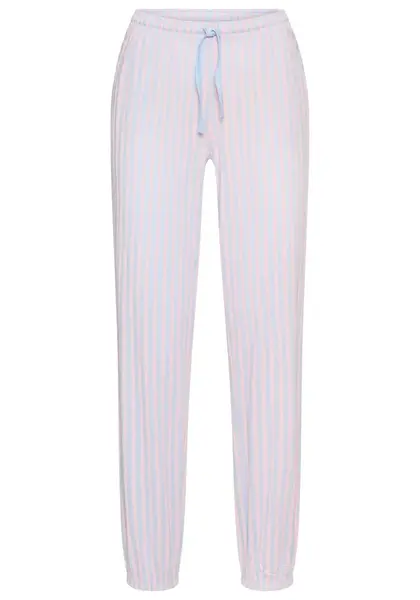 VIVANCE Pyžamové nohavice  svetlomodrá / svetloružová