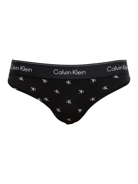 Calvin Klein Underwear Tangá  čierna / biela