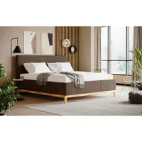 MID.YOU ČALOUNĚNÁ POSTEL, 180/200 cm, šedohnědá