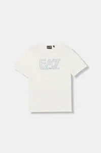 Dětské bavlněné tričko EA7 Emporio Armani
