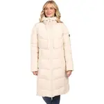 KILPI SALI Dámský zateplený kabát, béžová, velikost