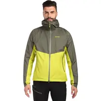 KILPI HURRICANE Pánská hardshellová bunda, světle zelená, velikost