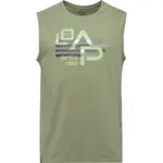 LOAP ALZEK Pánské tílko, khaki, velikost