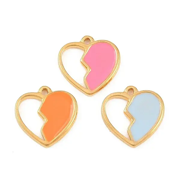 304 Stainless Steel Enamel Pendants