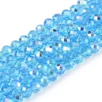 Electroplate Glass Beads Strands