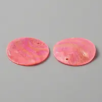 Natural Capiz Shell Pendants