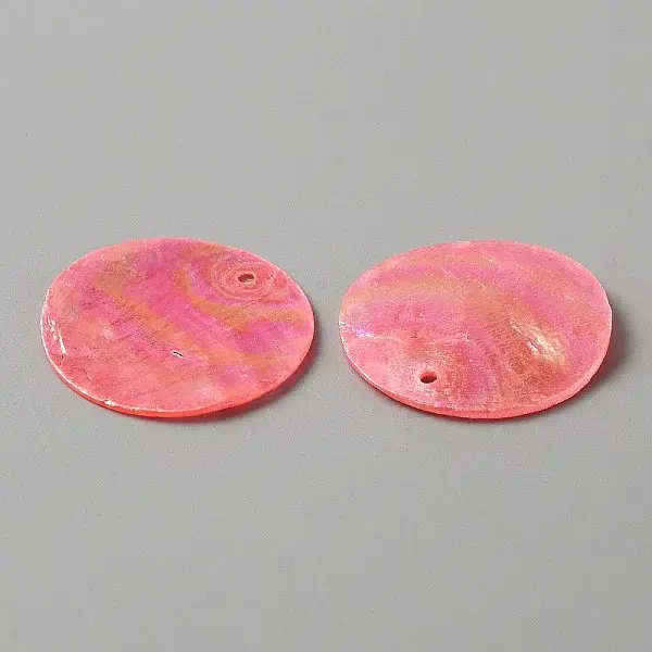 Natural Capiz Shell Pendants