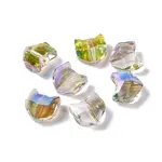 100Pcs Electroplate Glass Beads