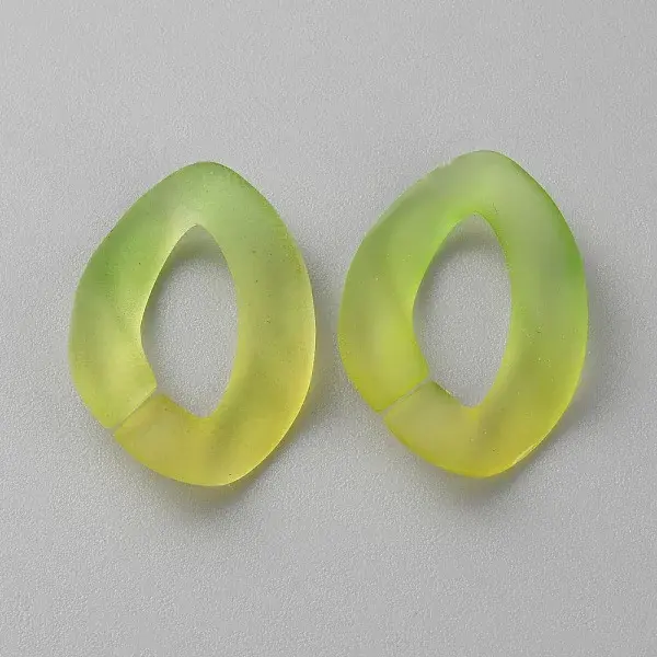 Gradient Color Resin Linking Rings