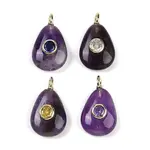 Natural Amethyst Pendants