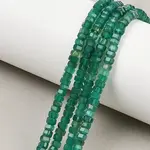 Natural Green Onyx Agate Beads Strands