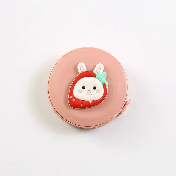 Catoon Rabbit with Strawberry Metric & Imperial Soft Tape Measure
