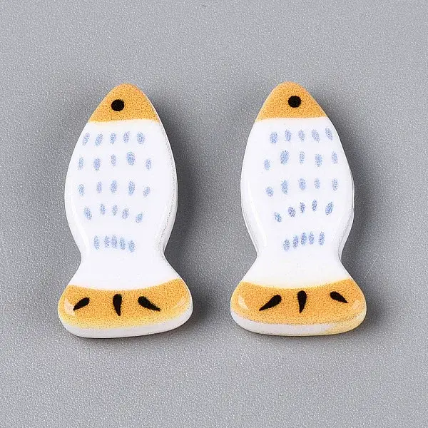 Printed Opaque Resin Beads