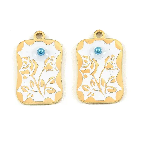 304 Stainless Steel Enamel Pendants