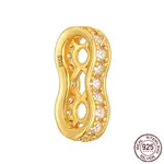 2 Hole 925 Sterling Silver Multi-Strand Links