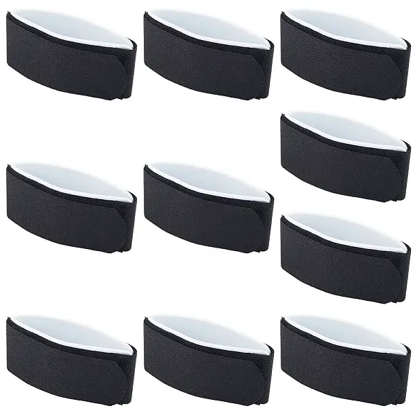 10Pcs EVA with Nylon Snowboard Straps