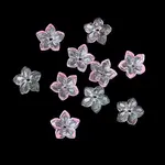 Dyed & Heated Glass Bead Caps