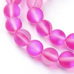 Synthetic Moonstone Beads Strands