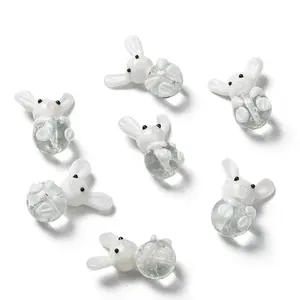 Handmade Bunny Lampwork Beads