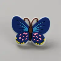 Butterfly Plastic Cartoon Style Straw Toppers