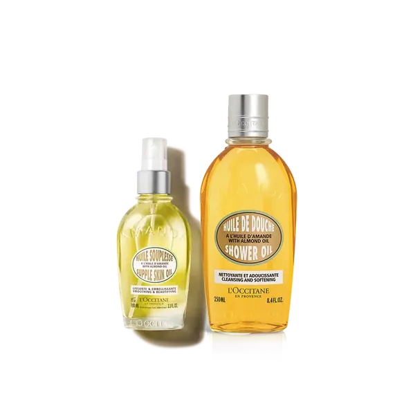 Duo mandlových olejů