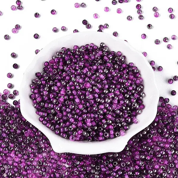 Transparent Inside Colours Glass Seed Beads