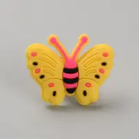 Butterfly Plastic Cartoon Style Straw Toppers