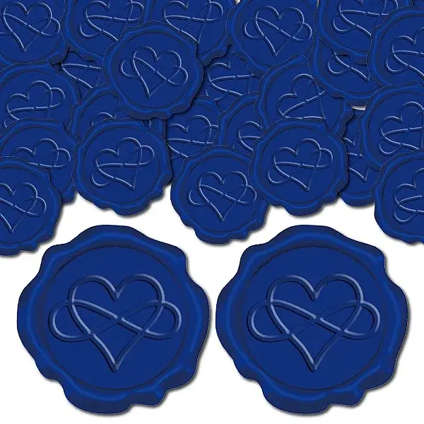 25Pcs Adhesive Wax Seal Stickers