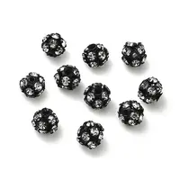 6mm Brass Rhinestone Beads