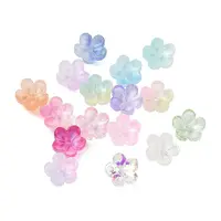 Dyed & Heated Glass Bead Caps