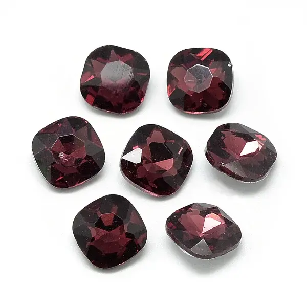 Pointed Back Glass Rhinestone Cabochons