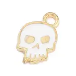 Halloween Theme Light Gold Plated Alloy Enamel Pendants