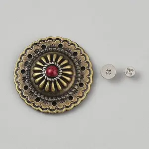Flat Round Alloy Snap Buttons