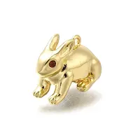 Brass Micro Pave Cubic Zirconia Pendants