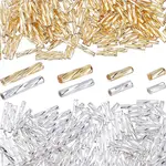 1760Pcs 8 Style Glass Twisted Bugle Beads