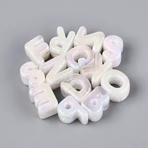 Opaque Rainbow Iridescent Acrylic Beads