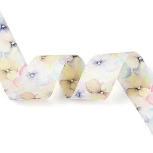 Single Face Printed Polyester Satin Ribbon